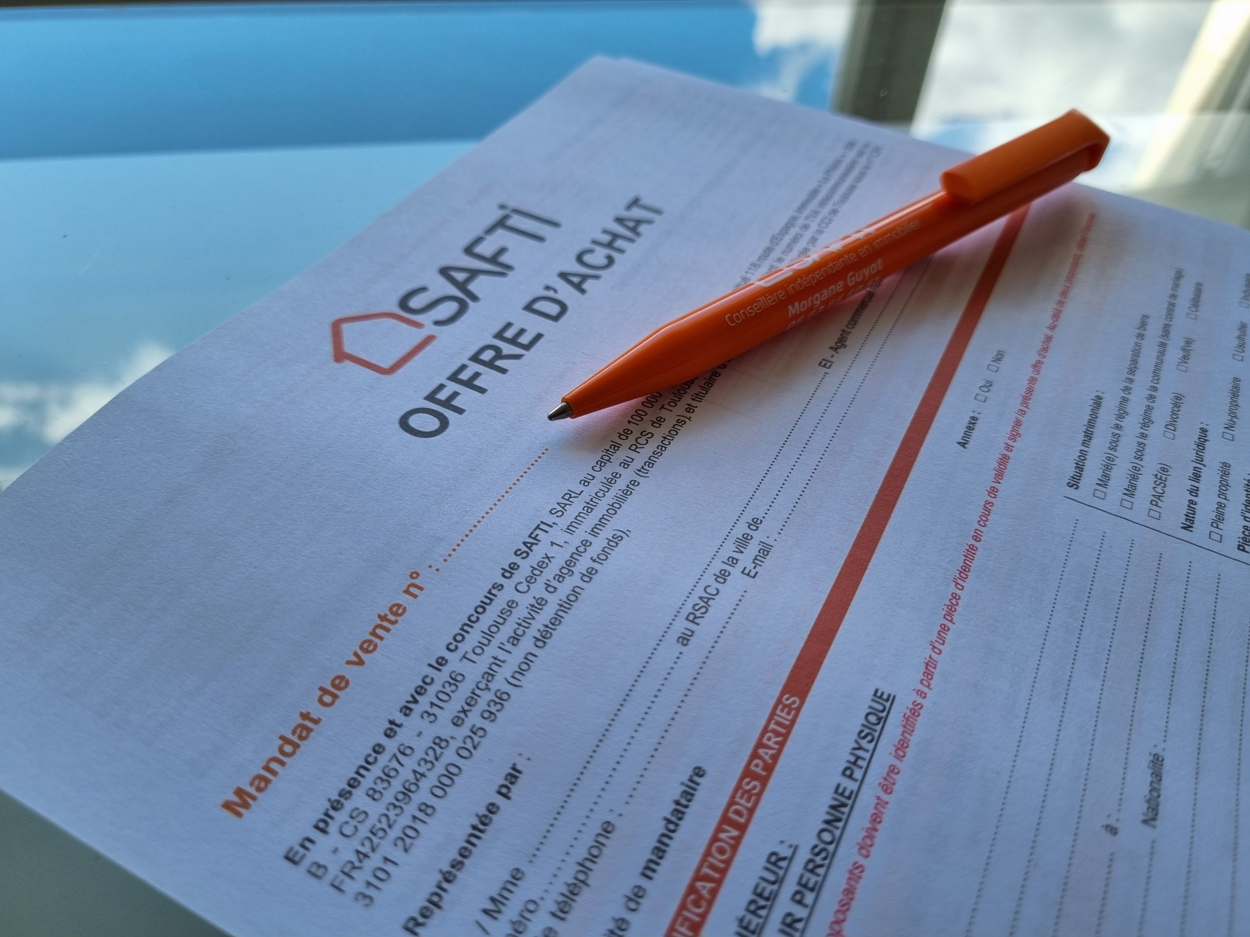 Offre achat immobilier engagement